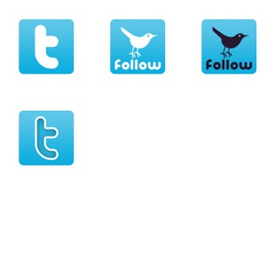 DT Twitter and RSS Icon icon sets preview