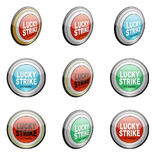 Lucky Strike icon sets preview