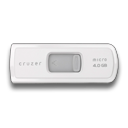 Cruzer, Micro, White icon