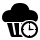 clock, cupcake icon