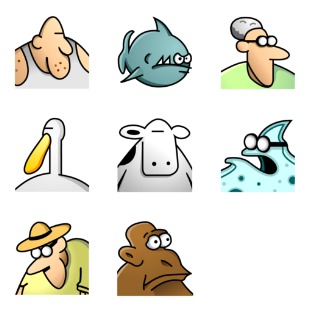 The Far Side icon sets preview