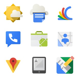 Google JFK icon sets preview