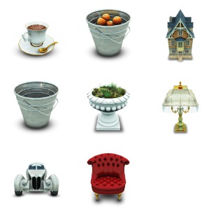 Oldies icon sets preview