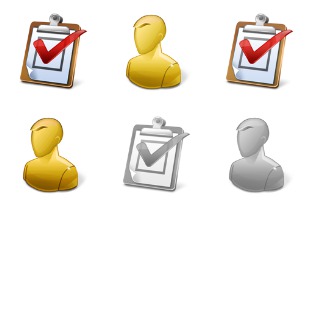 User Task Report icon sets preview