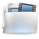 films, folder, videos icon