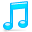 Music Blue icon