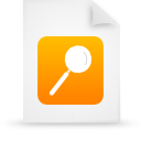 file, document, paper, orange icon