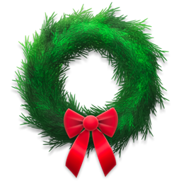 holiday, wreath icon
