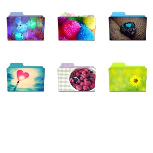 Cute Folders icon sets preview