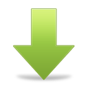 download, down, arrow icon