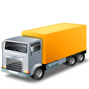 Truck, Yellow icon