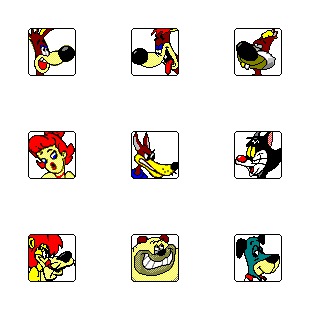 Tex Avery Cartoon icon sets preview