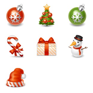 Free Christmas icon sets preview