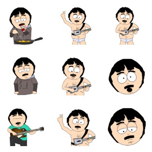 South Park Randy icon sets preview