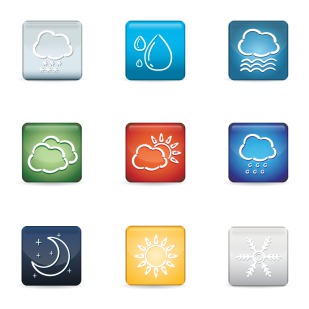 Weather Icons icon sets preview