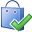 accept, shoppingbag icon
