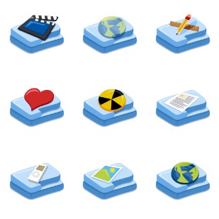 Fush Folders icon sets preview