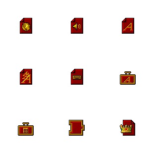 Royal Red System icon sets preview