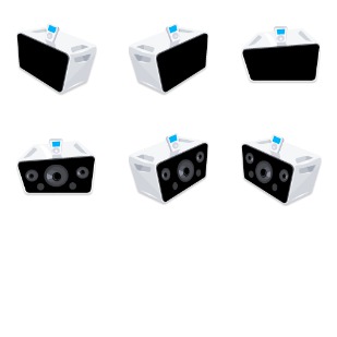 Comic Hifi icon sets preview