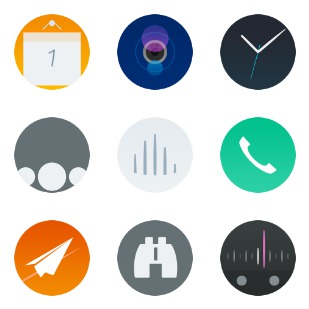 Firefox OS icon sets preview