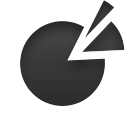 spreadsheet, graphing icon