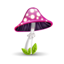mushroom pink icon