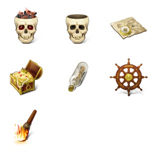 Pirates icon sets preview