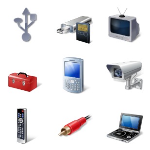 Vista Hardware Devices icon sets preview