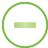 basic, green, button, remove icon