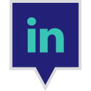 logo, linkedin, media, social icon