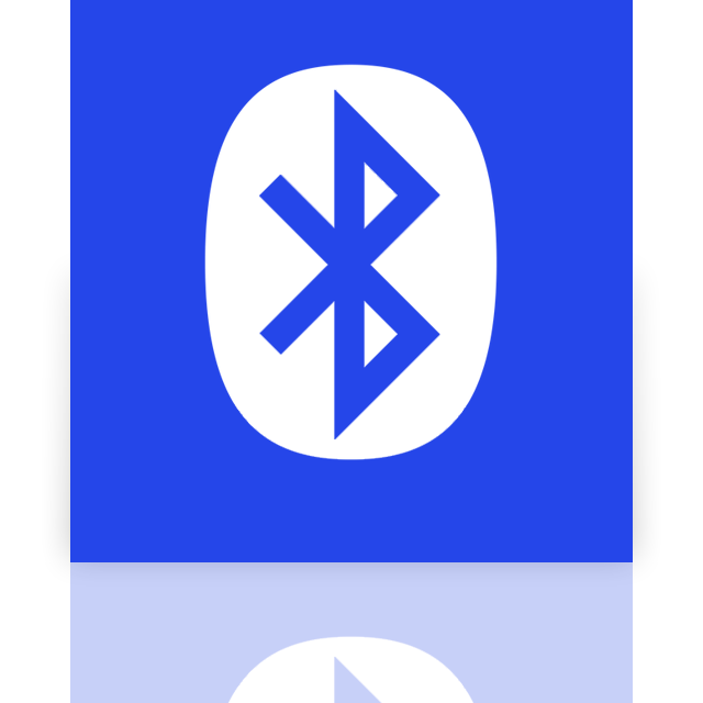 bluetooth, mirror icon