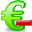 money, delete, euro icon