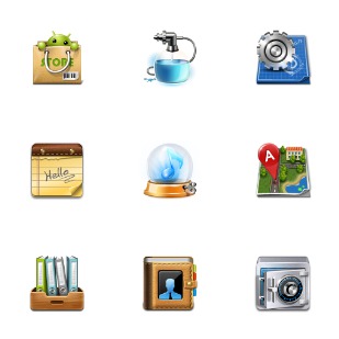 Android icon sets preview