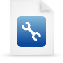 blue, file, paper, document icon