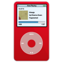 video, ipod, red icon