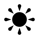 adjust, brightness icon