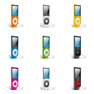 iPod Nano Chromatic icon sets preview