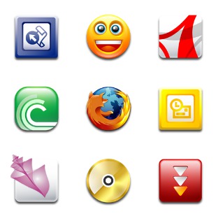 Software icon sets preview