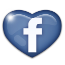 Facebook, Heart, Love icon