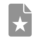 star, document icon