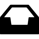 Tray interface symbol icon
