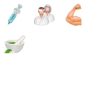 Medical icon sets preview