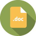 document filetype word icon