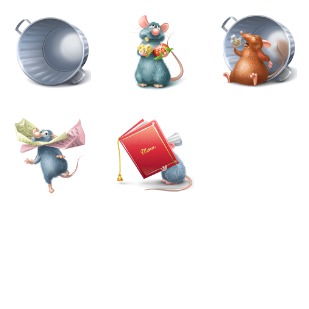 Ratatouille icon sets preview
