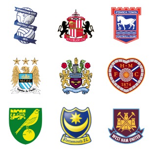 British Football Clubs icon sets preview