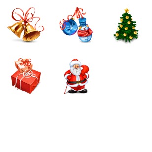 Christmas icon sets preview