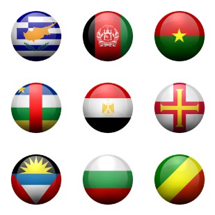 Flags icon sets preview