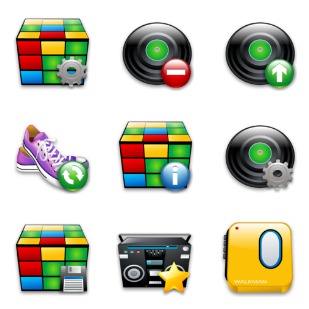 80s icon sets preview