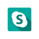 logo, skype, social icon