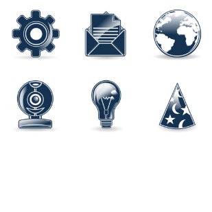 Sophistique night icon sets preview